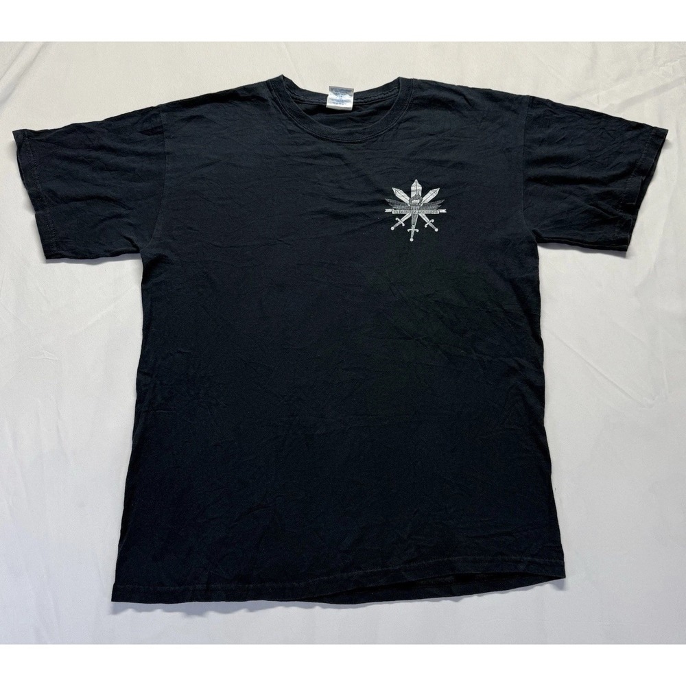 Gildan Graphic shirt 321 Training Squadron Kick Ass Military tee M black